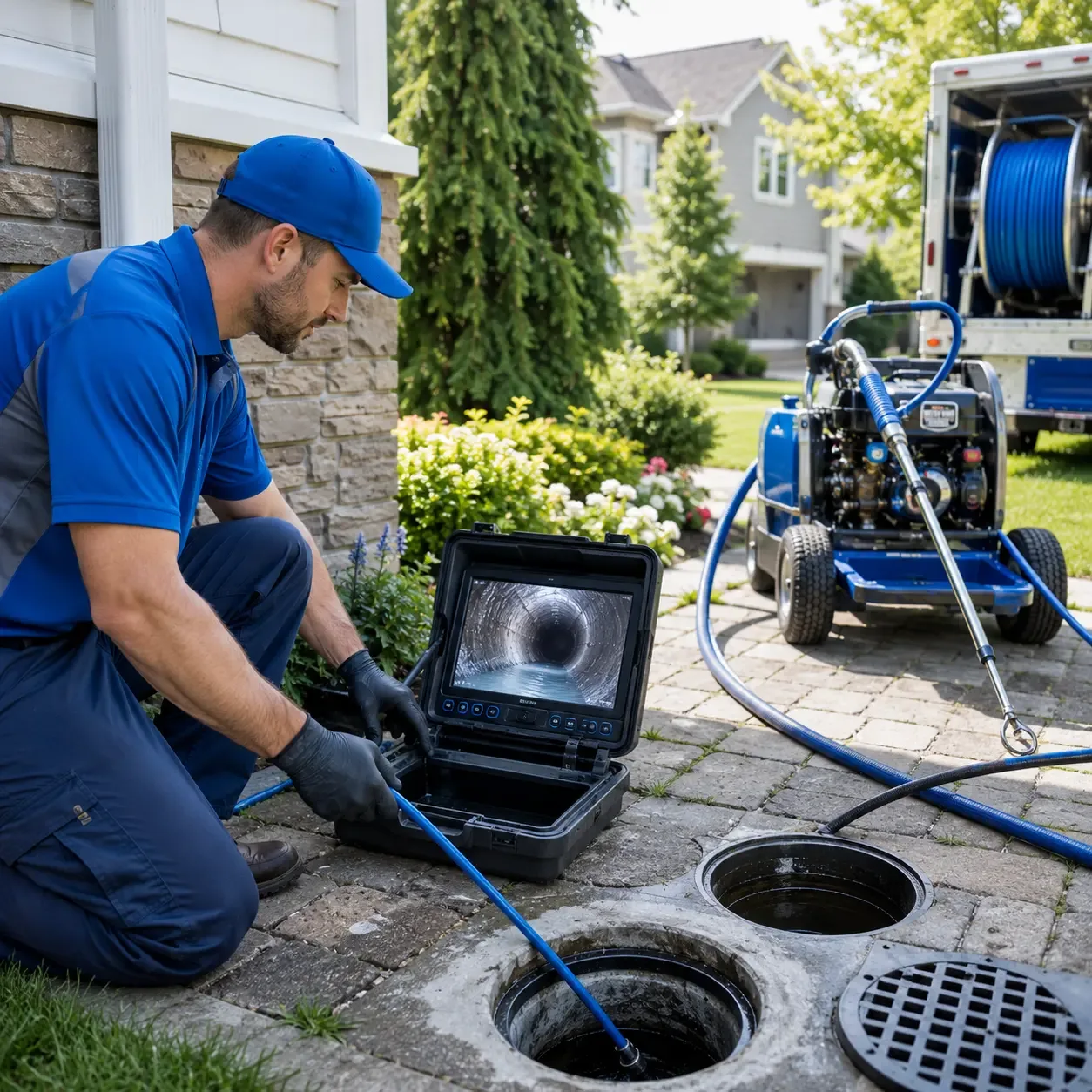 Outdoor drain cleaning professionals serving Osseo, MI