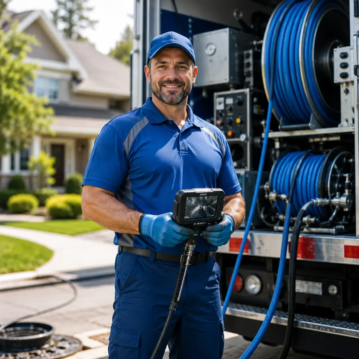 Local outdoor drain cleaning specialists in Osseo, MI